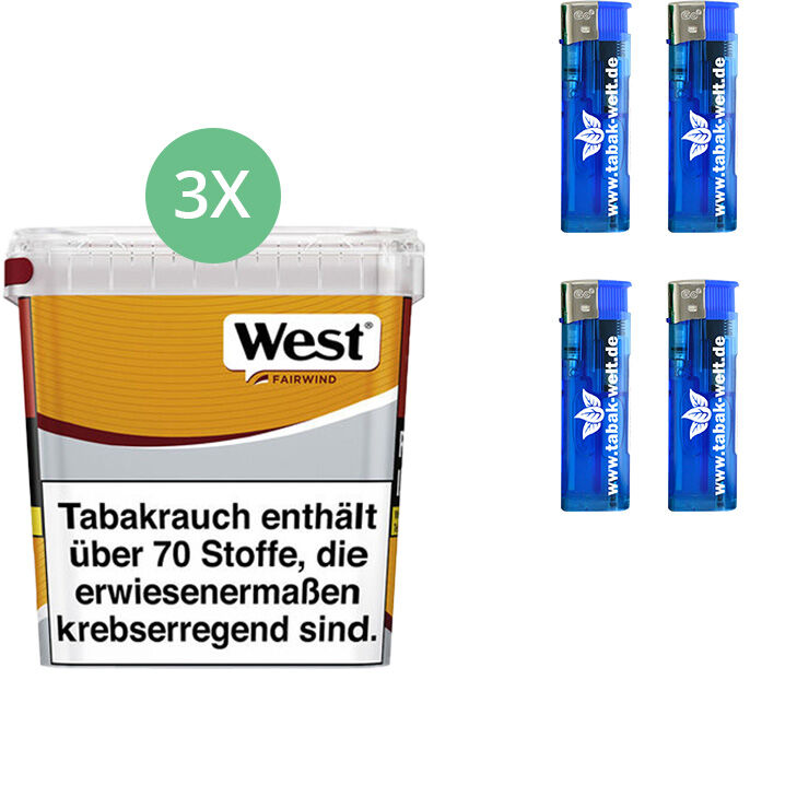 3 x West yellow-eimer-tw-fz
